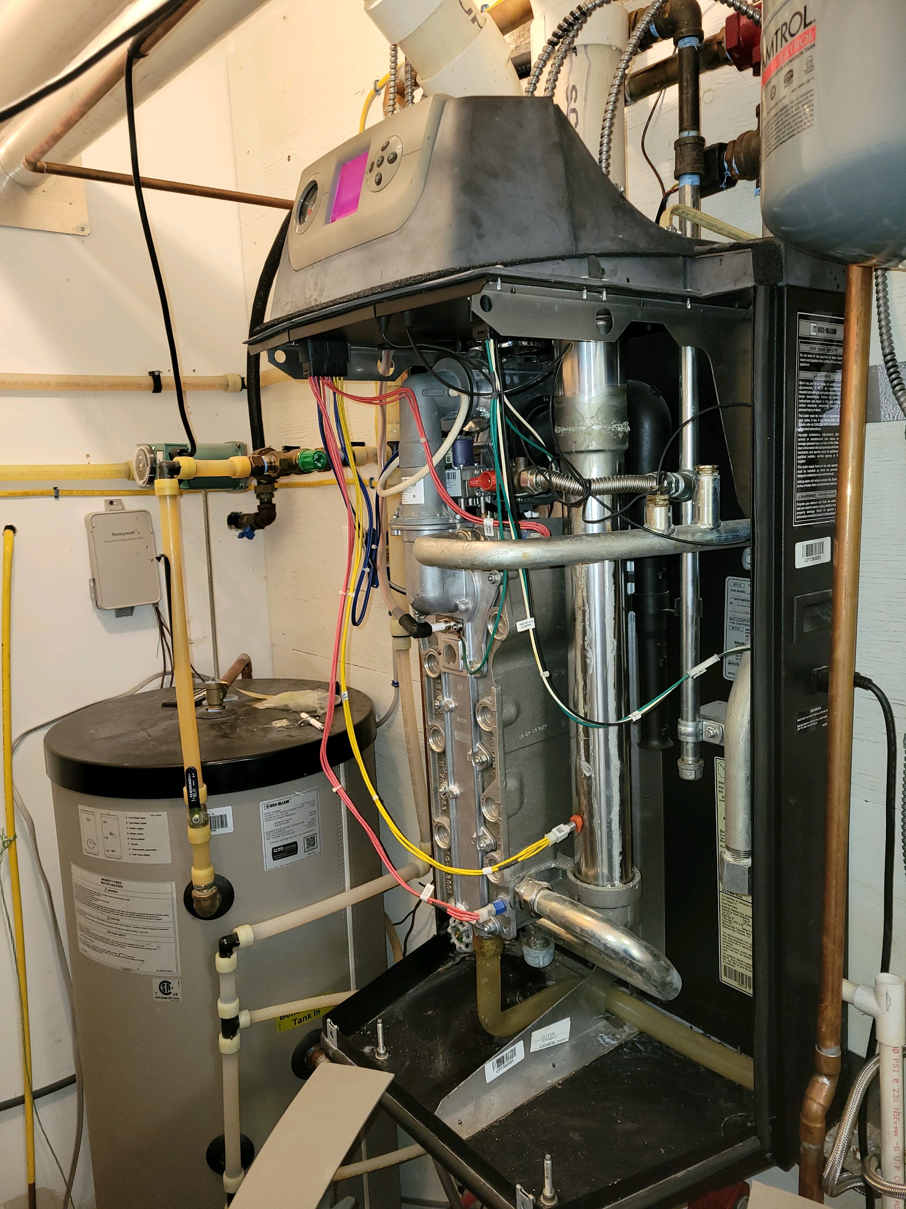 Weil Mclain boiler serviced in Saugerties NY